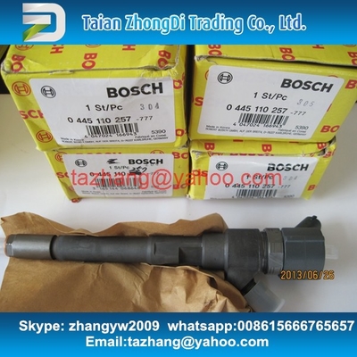 China Inyector común auténtico del carril de BOSCH 0445110257/0445110258 para 33800-27400 proveedor