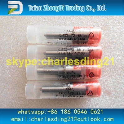 China Boca común original y nueva DLLA145P2168 0433172168 de Bosch del carril de la inyección para el inyector 0445110376 5258744 proveedor