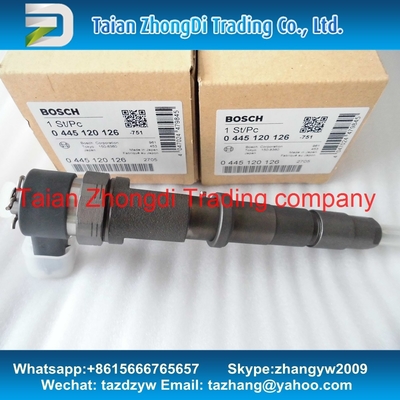 China BOSCH 0 445 120 126 auténticos y nuevo inyector común 0445120126 del carril para KOBELCO SK130-8 SK140-8 proveedor