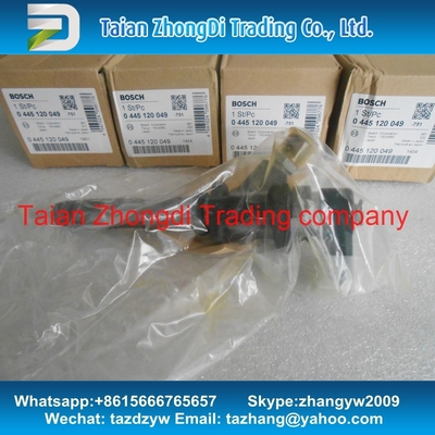 China BOSCH 0445120049/0 445 120 049 auténticos y nuevo inyector común 0445120049 del carril para MITSUBISHI ME223750 ME223002 proveedor