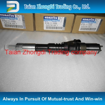 China Inyector común del carril de DENSO 095000-1211 para KOMATSU 6156-11-3300, 6156113300 proveedor