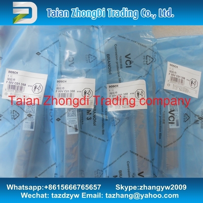 China Válvula común F00VC01358 del inyector del carril de BOSCH proveedor