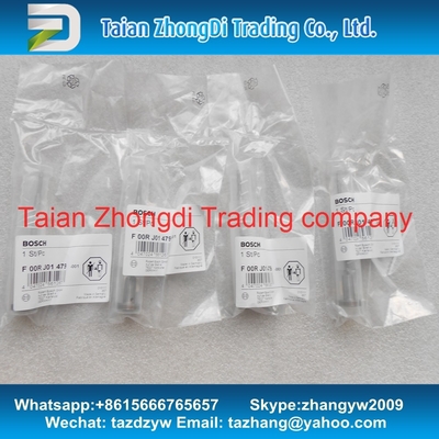 China Válvula común auténtica y nueva F00RJ01479 de BOSCH del carril del inyector para 0445120066, 0445120067 proveedor