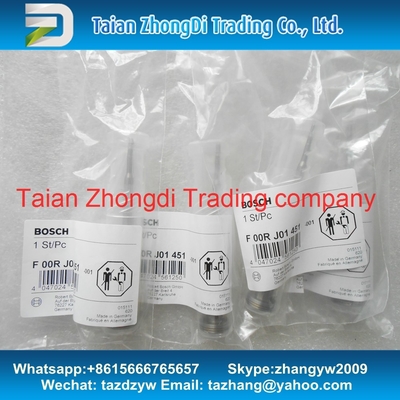 China Válvula común auténtica y nueva F00RJ01451 de BOSCH del carril del inyector proveedor