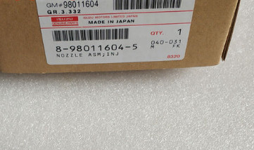 China Inyector común del carril de DENSO 8-98011604-5, 8-98011604-0 para ISUZU 8980116045, 8980116040 proveedor