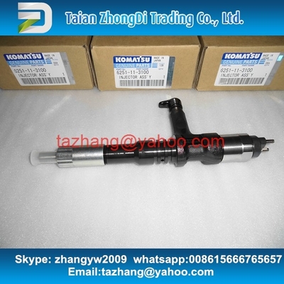 Inyector común auténtico del carril de DENSO 095000-6070 para PC400/450-8 el motor 6251-11-3100 proveedor