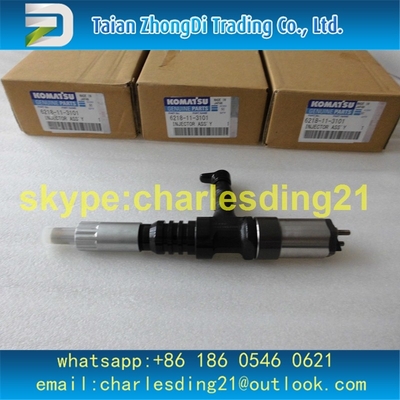 inyector común original y de alta calidad del denso del carril 095000-0562 6218-11-3101 para KOMATSU PC600-8 SA6D140 proveedor