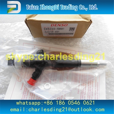 inyector común original y de alta calidad del denso del carril 095000-5891 proveedor