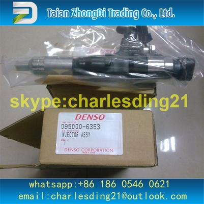 inyector común original y de alta calidad 095000-6353 VH23670E0050, 9709500-635 del denso del carril, usado para SK200-8, J05E, J06 proveedor