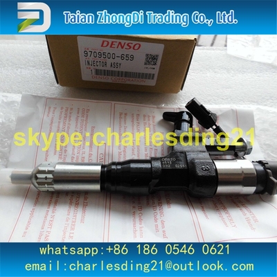 inyector común original y de alta calidad del denso del carril 095000-6593 para Hino J08E proveedor