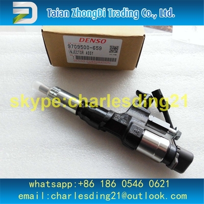 inyector común original y de alta calidad del denso del carril 095000-6593 para Hino J08E proveedor