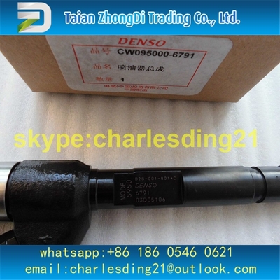 inyector común original y de alta calidad del denso del carril 095000-6791 proveedor