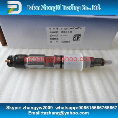 Inyector común auténtico 0445120247 del carril de Bosch para XICHAI 1112010-640-0000 proveedor