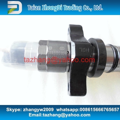 Traje común auténtico IVECO 504055805 del inyector 0445120028 del carril de Bosch proveedor