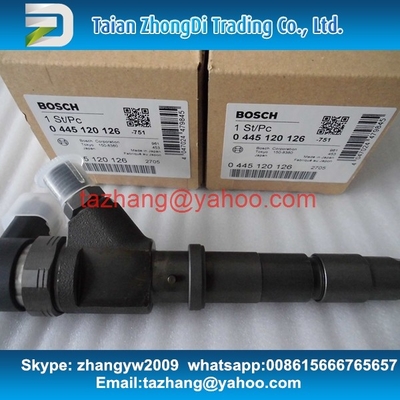 Inyector común auténtico y nuevo 0445120126 de Bosch del carril para KOBELCO SK130-8, SK140-8 proveedor