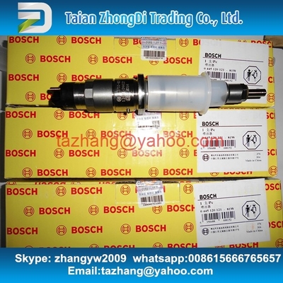 Inyector común auténtico y nuevo 0445120121, 4940640 de Bosch del carril del carril de combustible diesel proveedor