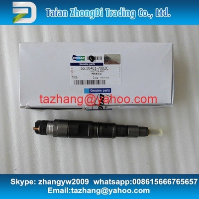 Inyector común auténtico 0445120041 del carril de Bosch para DAEWOO DOOSAN DV11 65.10401-7002C proveedor