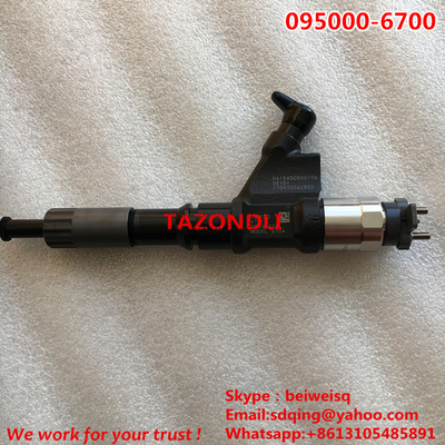 Inyector común del carril de Denso 095000-6700 para las piezas del motor del camión de HOWO proveedor
