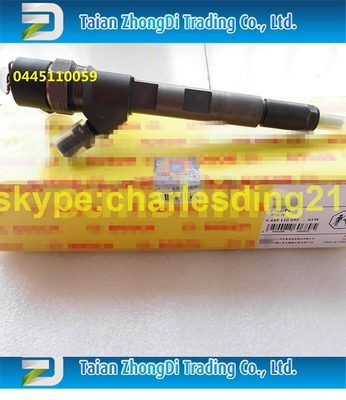 Inyector común original y nuevo 0445110059 de Bosch del carril de combustible para Chrysler 05066820AA LDV 510990024 proveedor