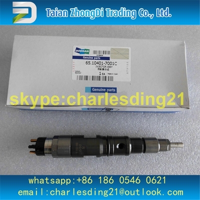 Inyector común original y nuevo 0445120040 de Bosch del carril de combustible para DAEWOO DOOSAN 65,104 proveedor