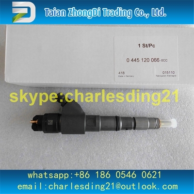 Inyector común original y nuevo 0445120066 de Bosch del carril de combustible proveedor