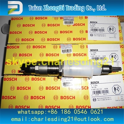 Inyector común original y nuevo 0445120121 de Bosch del carril de combustible proveedor