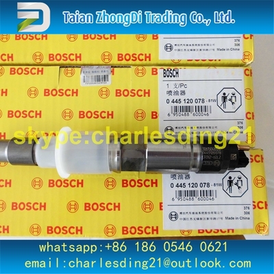 Inyector común original y nuevo 0445120222 de Bosch del carril de combustible con buena calidad y buen precio proveedor