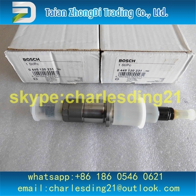 Inyector común original y nuevo 0445120231 de Bosch del carril de combustible con buena calidad y buen precio proveedor