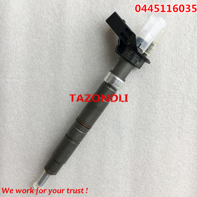 Inyector común auténtico y nuevo 0445116035, 0445116034, 0 445 116 035 0 445 116 034 de BOSCH del carril para VVVW 03L130277C proveedor
