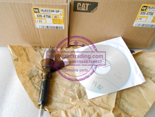 El inyector original y nuevo de Caterpillar de combustible 326-4756, 3264756,326 4756 para el excavador 320D viene con programa proveedor