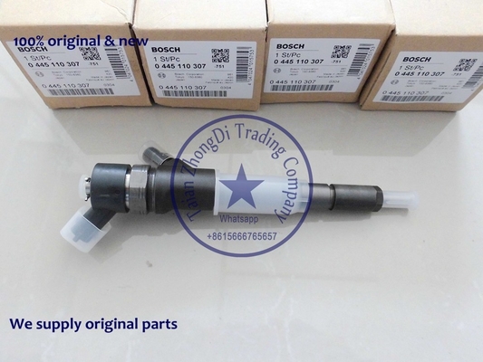 Inyector común 0445110307, 0 445 110 307, 0445 110 307 del carril de BOSCH proveedor