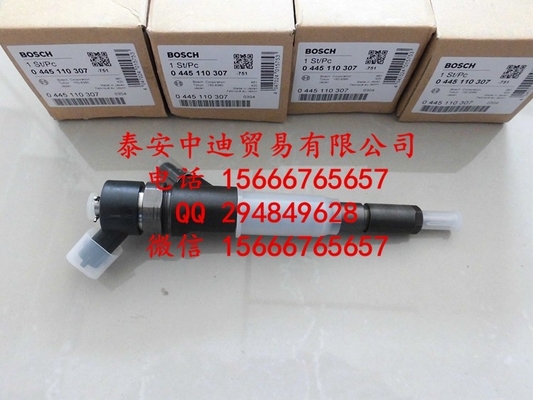 Inyector común 0445110307, 0 445 110 307 del carril de BOSCH proveedor