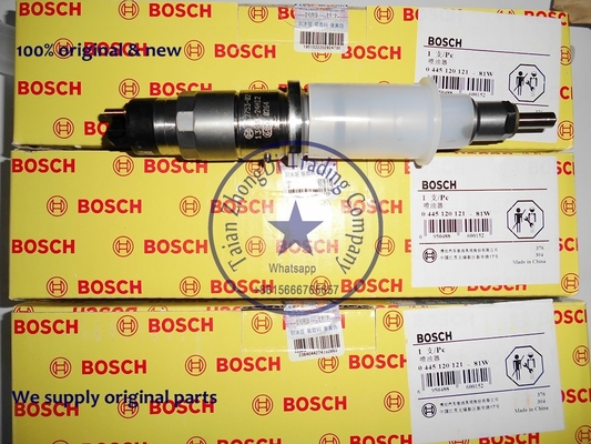 Inyector común del carril de BOSCH 0445120121/4940640 para el motor de la ISLA de Cummins proveedor