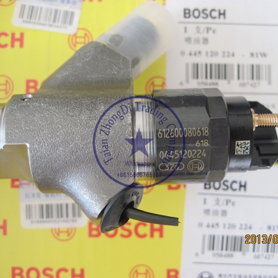 BOSCH 0 inyectores comunes auténticos 0445120224,0445120170 del carril 445 120 224 para WEICHAI WP10 612600080618 proveedor
