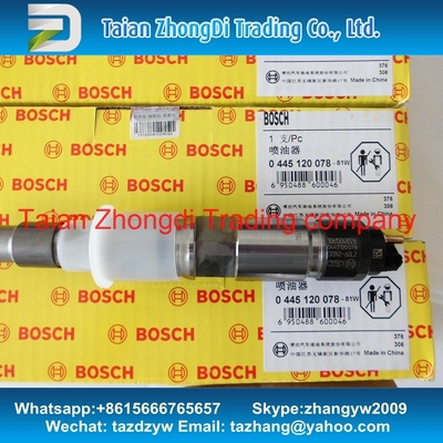 BOSCH 0 inyectores comunes auténticos 0445120222 del carril 445 120 222 para WEICHAI 612600080618 proveedor
