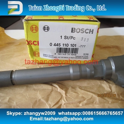 Inyector común original y nuevo 0445110101, 0445110064 de BOSCH del carril para HYUNDAI 33800-27000 proveedor