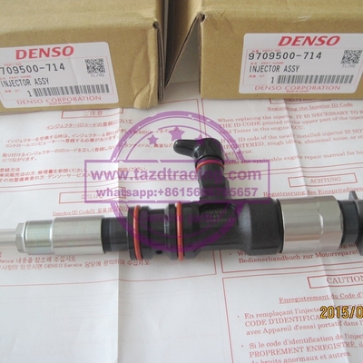 Inyector común auténtico original del carril de DENSO nuevo 095000-7140, 9709500-714 para HYUNDAI 33800-52000 mega poderoso proveedor