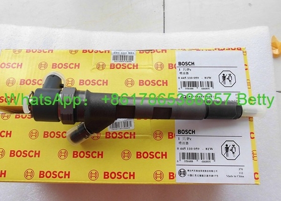 Inyector de combustible diesel original de la calidad 0445110101 0445110064 para Isuzu, venta al por mayor diesel de la boca del inyector proveedor