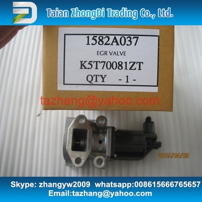 La VÁLVULA de la recirculación de los gases de escape de la válvula 1582A037 de la recirculación de los gases de escape de la recirculación de los gases de escape 1582A037 para Mitsubishi L200 2,5 hizo proveedor