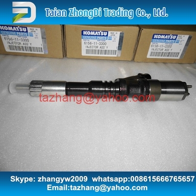 Inyector común del carril de DENSO 095000-1211 para KOMATSU 6156-11-3300, 6156113300 proveedor