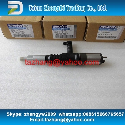 Inyector común del carril de DENSO 095000-0560, 095000-0562 para KOMATSU 6218-11-3100, 6218-11-3101 proveedor