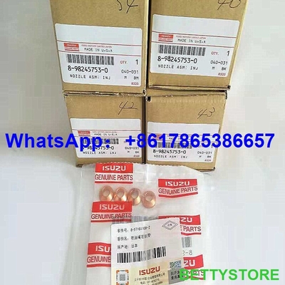 Inyector común auténtico y nuevo de ISUZU del carril 8982457530/8-98245753-0 para el soldado de caballería 4JX1 3.0L de ISUZU proveedor