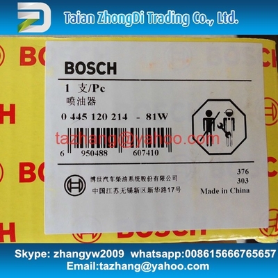 Inyector auténtico 0 del carril del campo común del inyector 0445120214 de BOSCH 445 120 214, 0445 120 214 proveedor
