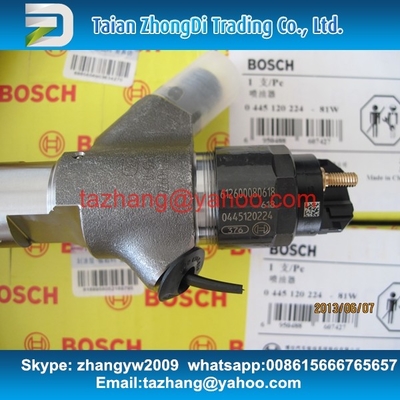 BOSCH 0 inyectores comunes auténticos 0445120224,0445120170 del carril 445 120 224 para WEICHAI WP10 612600080618 proveedor