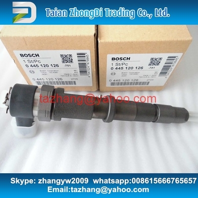 BOSCH 0 445 120 126 auténticos y nuevo inyector común 0445120126 del carril para KOBELCO SK130-8 SK140-8 proveedor