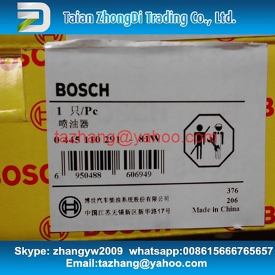 BOSCH 0 445 110 291 originales y nuevo inyector común 0445110291 del carril para BAW y FAW proveedor