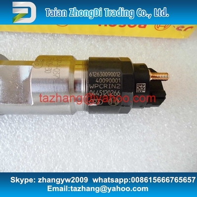 BOSCH 0 445 120 inyector de combustible del carril de 266 campos comunes 0445120266 para WEICHAI 612630090012, 612640090001 proveedor